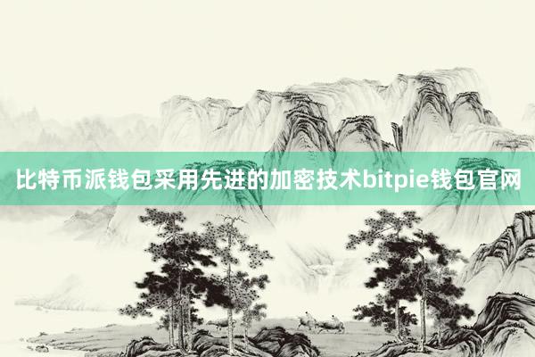 比特币派钱包采用先进的加密技术bitpie钱包官网