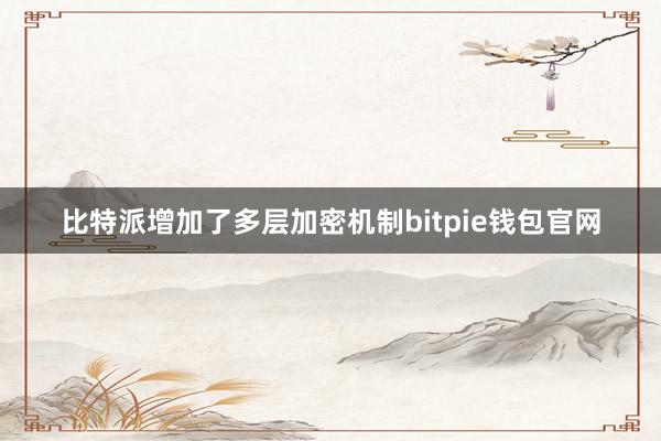 比特派增加了多层加密机制bitpie钱包官网