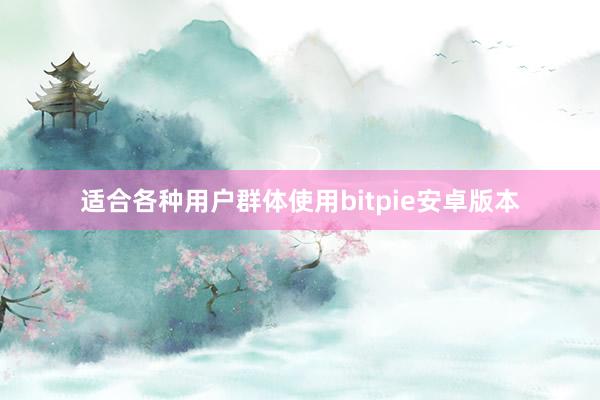 适合各种用户群体使用bitpie安卓版本