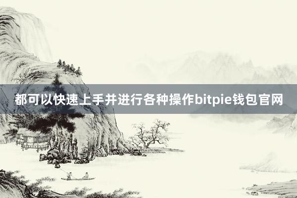 都可以快速上手并进行各种操作bitpie钱包官网