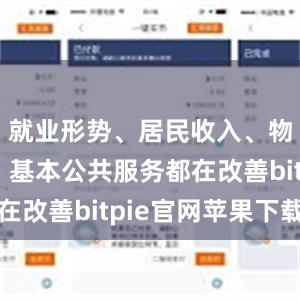 就业形势、居民收入、物价水平、基本公共服务都在改善bitpie官网苹果下载