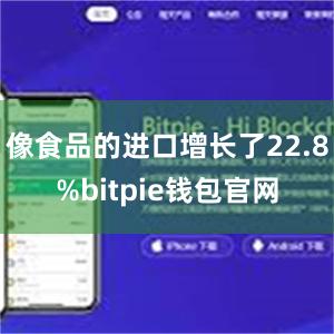 像食品的进口增长了22.8%bitpie钱包官网