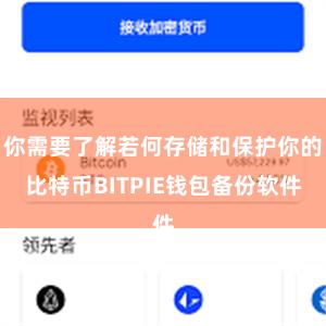 你需要了解若何存储和保护你的比特币BITPIE钱包备份软件